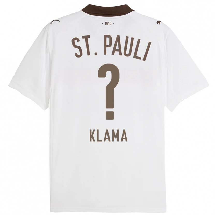 Danxen Kinder Matthias Klama #0 Weiß Rot Auswärtstrikot Trikot 2025/26 T-Shirt Österreich