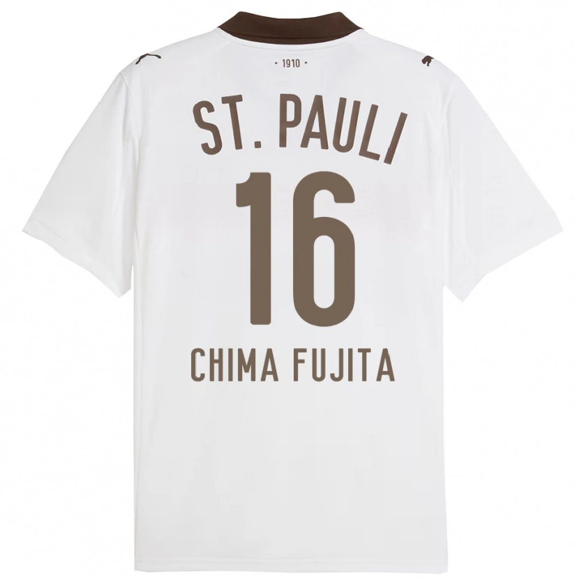 Danxen Kinder Joel Chima Fujita #16 Weiß Rot Auswärtstrikot Trikot 2025/26 T-Shirt Österreich
