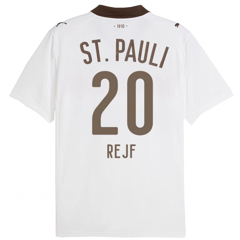 Danxen Kinder Petr Rejf #20 Weiß Rot Auswärtstrikot Trikot 2025/26 T-Shirt Österreich