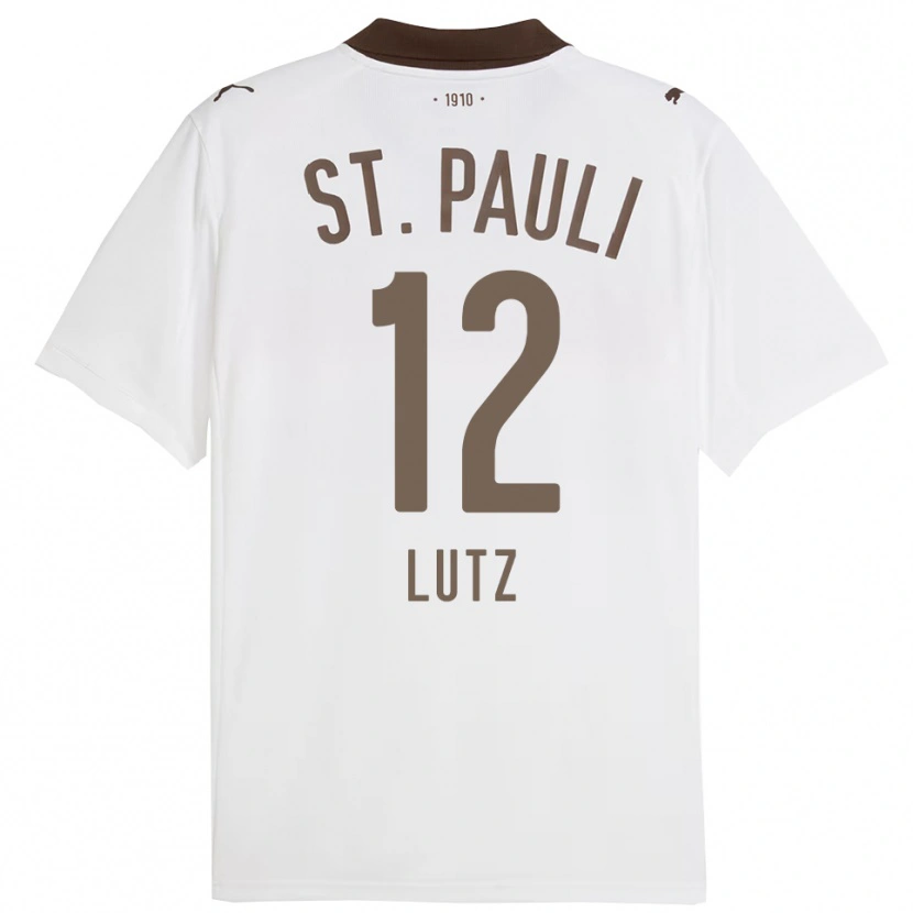 Danxen Kinder Josefin Lutz #12 Weiß Rot Auswärtstrikot Trikot 2025/26 T-Shirt Österreich