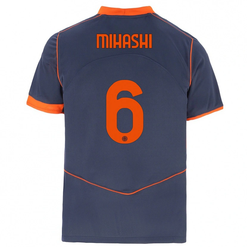 Danxen Kinder Mana Mihashi #6 Grau Orange Ausweichtrikot Trikot 2025/26 T-Shirt Österreich