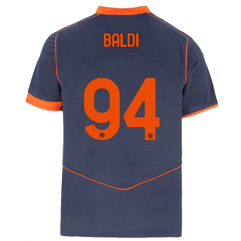 Danxen Kinder Rachele Baldi #94 Grau Orange Ausweichtrikot Trikot 2025/26 T-Shirt Österreich