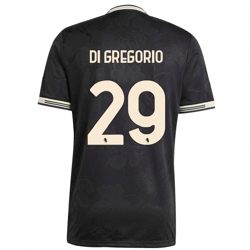 Danxen Kinder Michele Di Gregorio #29 Schwarz Weiß Grün Ausweichtrikot Trikot 2025/26 T-Shirt Österreich