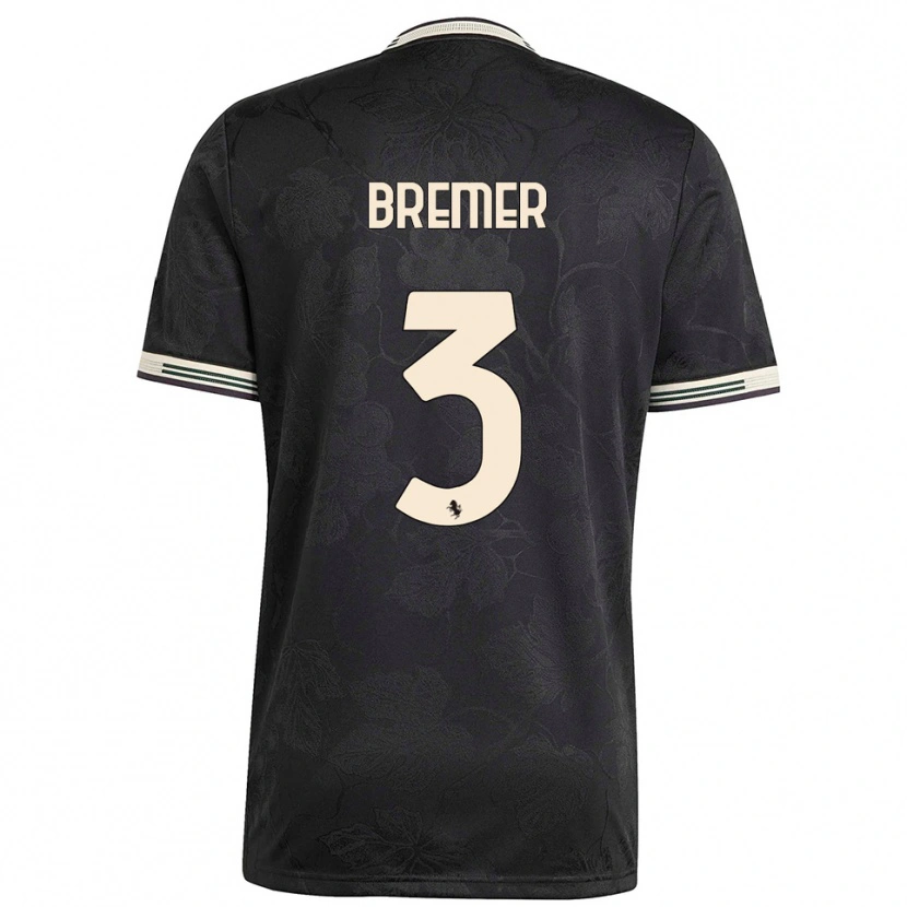 Danxen Kinder Bremer #3 Schwarz Weiß Grün Ausweichtrikot Trikot 2025/26 T-Shirt Österreich