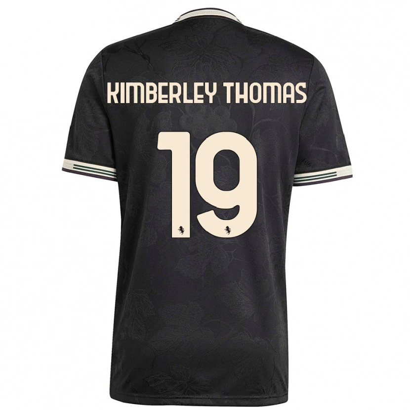 Danxen Kinder Lindsey Kimberley Thomas #19 Schwarz Weiß Grün Ausweichtrikot Trikot 2025/26 T-Shirt Österreich
