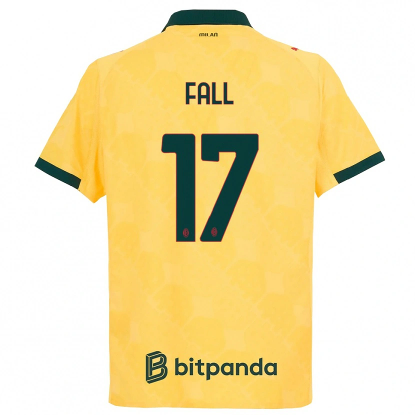 Danxen Kinder Mbarick Fall #17 Gelb Schwarz Ausweichtrikot Trikot 2025/26 T-Shirt Österreich