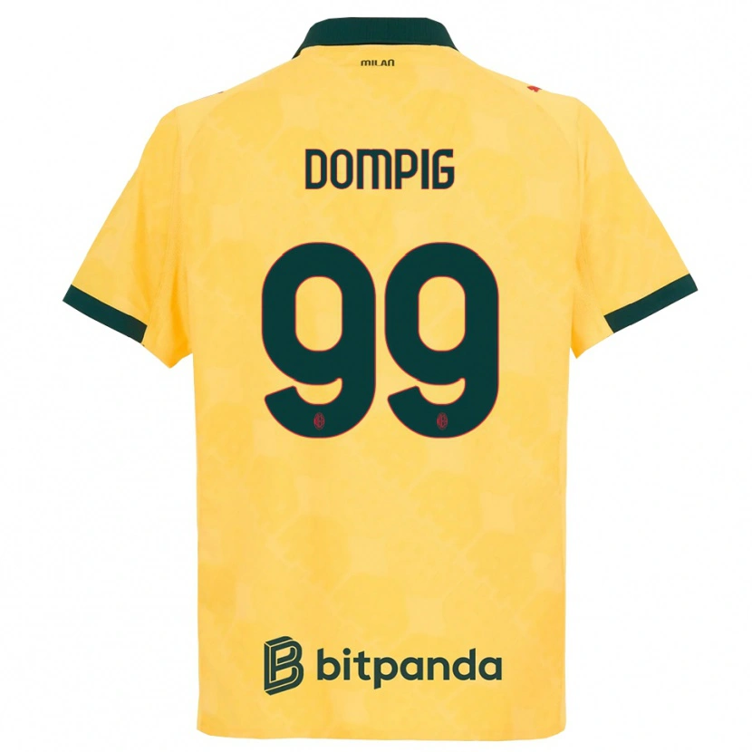 Danxen Kinder Chanté-Mary Delorean Dompig #99 Gelb Schwarz Ausweichtrikot Trikot 2025/26 T-Shirt Österreich