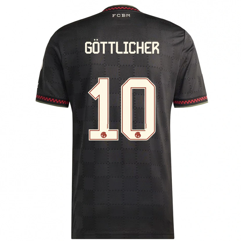 Danxen Kinder Moritz Göttlicher #10 Schwarz Weiß Ausweichtrikot Trikot 2025/26 T-Shirt Österreich