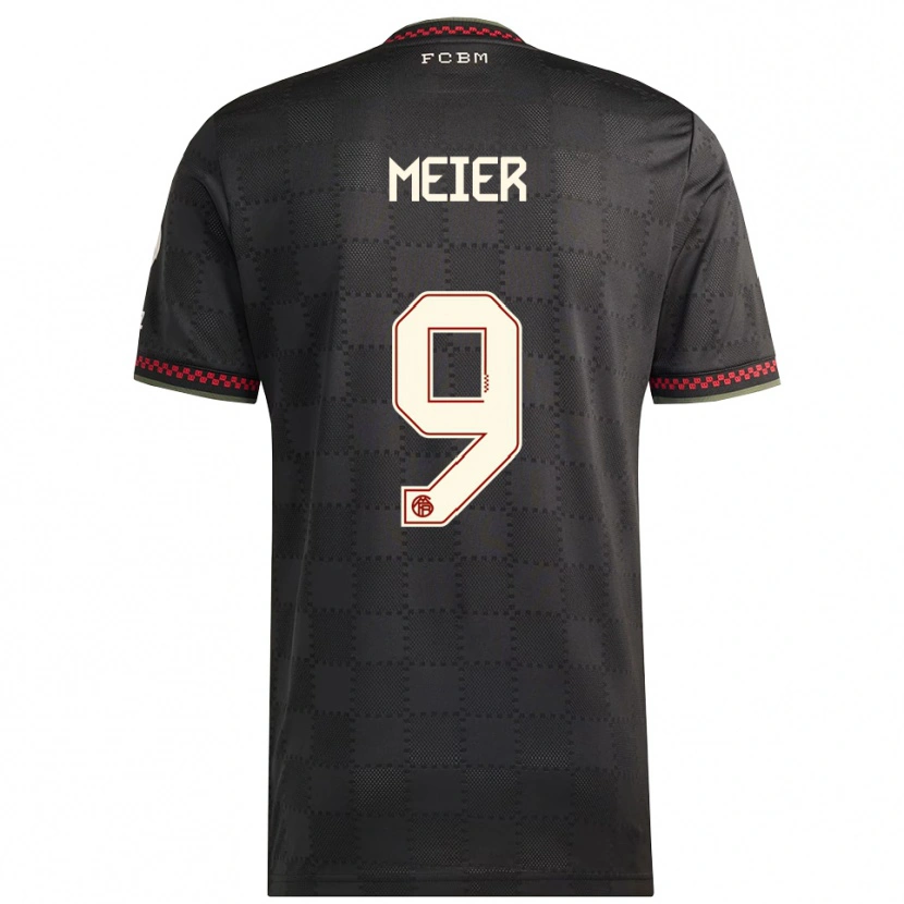 Danxen Kinder Richard Meier #9 Schwarz Weiß Ausweichtrikot Trikot 2025/26 T-Shirt Österreich