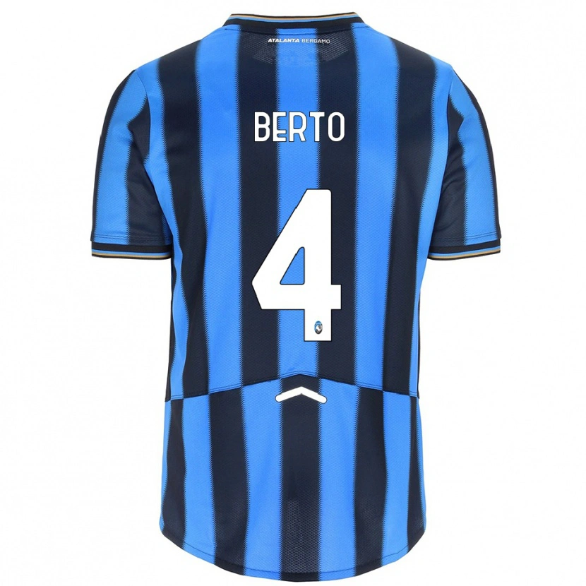 Danxen Herren Gabriele Berto #4 Himmelblau Schwarz Heimtrikot Trikot 2025/26 T-Shirt Österreich