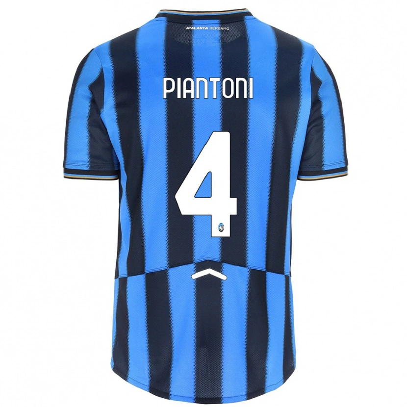 Danxen Herren Andrea Piantoni #4 Himmelblau Schwarz Heimtrikot Trikot 2025/26 T-Shirt Österreich