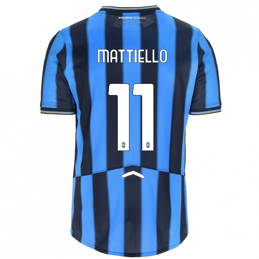 Danxen Herren Federico Mattiello #11 Himmelblau Schwarz Heimtrikot Trikot 2025/26 T-Shirt Österreich