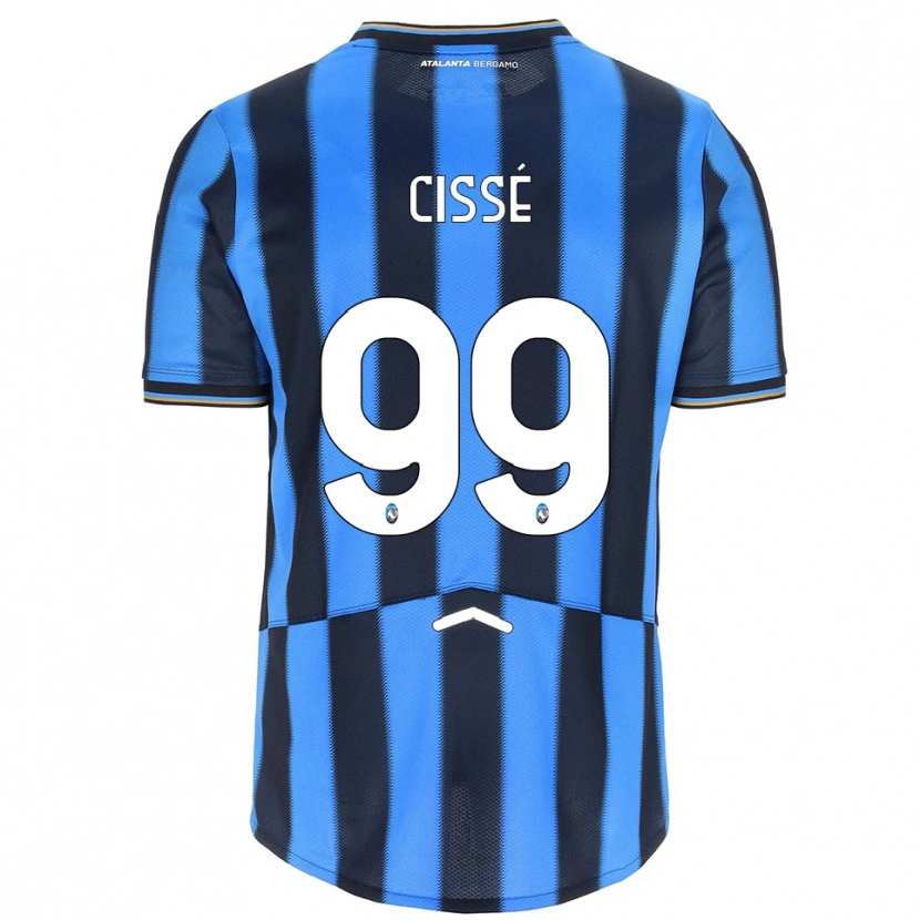 Danxen Herren Moustapha Cissé #99 Himmelblau Schwarz Heimtrikot Trikot 2025/26 T-Shirt Österreich