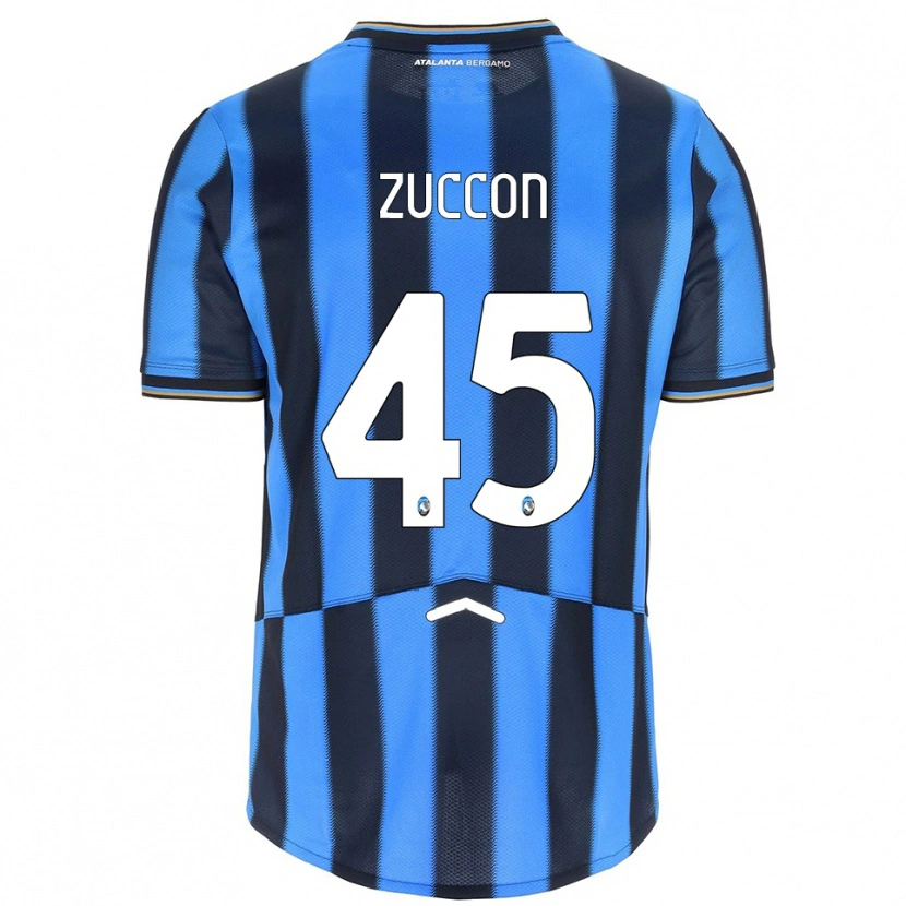 Danxen Herren Federico Zuccon #45 Himmelblau Schwarz Heimtrikot Trikot 2025/26 T-Shirt Österreich
