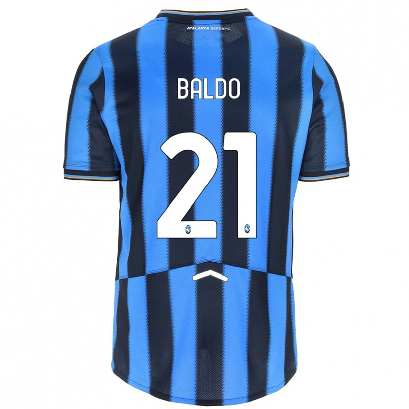 Danxen Herren Nicolò Baldo #21 Himmelblau Schwarz Heimtrikot Trikot 2025/26 T-Shirt Österreich