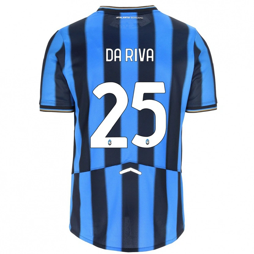 Danxen Herren Jacopo Da Riva #25 Himmelblau Schwarz Heimtrikot Trikot 2025/26 T-Shirt Österreich