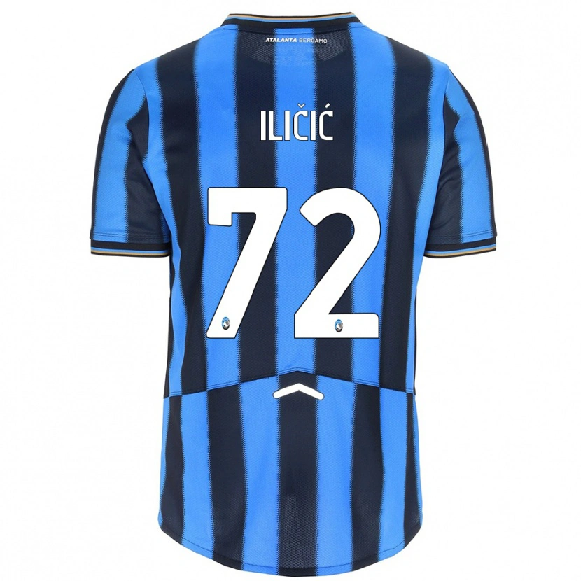 Danxen Herren Josip Ilicic #72 Himmelblau Schwarz Heimtrikot Trikot 2025/26 T-Shirt Österreich