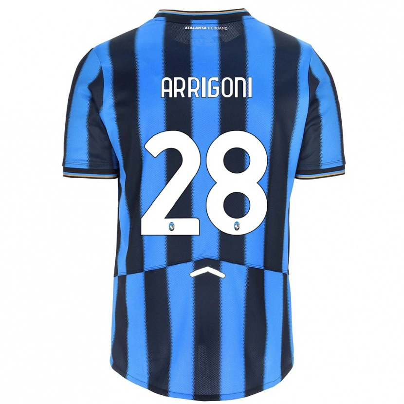 Danxen Herren Mattia Arrigoni #28 Himmelblau Schwarz Heimtrikot Trikot 2025/26 T-Shirt Österreich