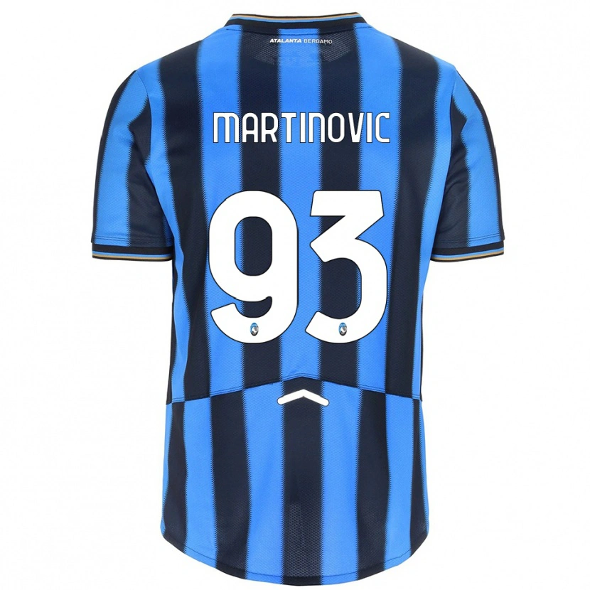 Danxen Herren Melania Martinovic #93 Himmelblau Schwarz Heimtrikot Trikot 2025/26 T-Shirt Österreich