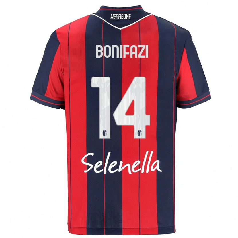 Danxen Herren Kevin Bonifazi #14 Rot Marineblau Heimtrikot Trikot 2025/26 T-Shirt Österreich
