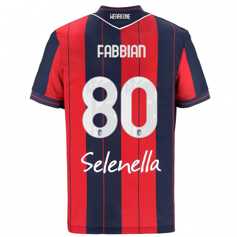 Danxen Herren Giovanni Fabbian #80 Rot Marineblau Heimtrikot Trikot 2025/26 T-Shirt Österreich