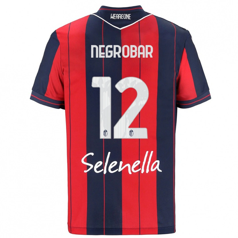 Danxen Herren Lucas Negrobar #12 Rot Marineblau Heimtrikot Trikot 2025/26 T-Shirt Österreich
