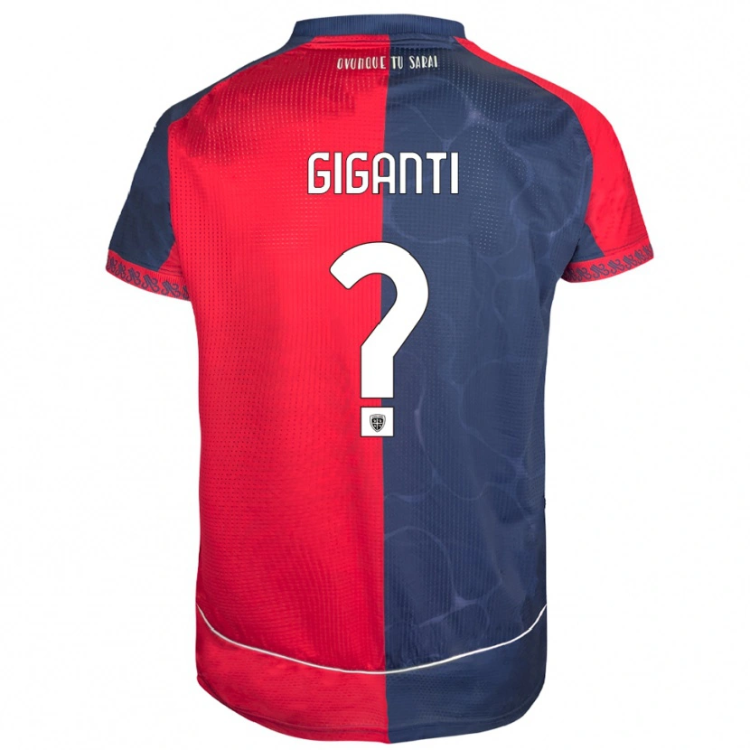 Danxen Herren Michele Giganti #0 Rot Marineblau Heimtrikot Trikot 2025/26 T-Shirt Österreich