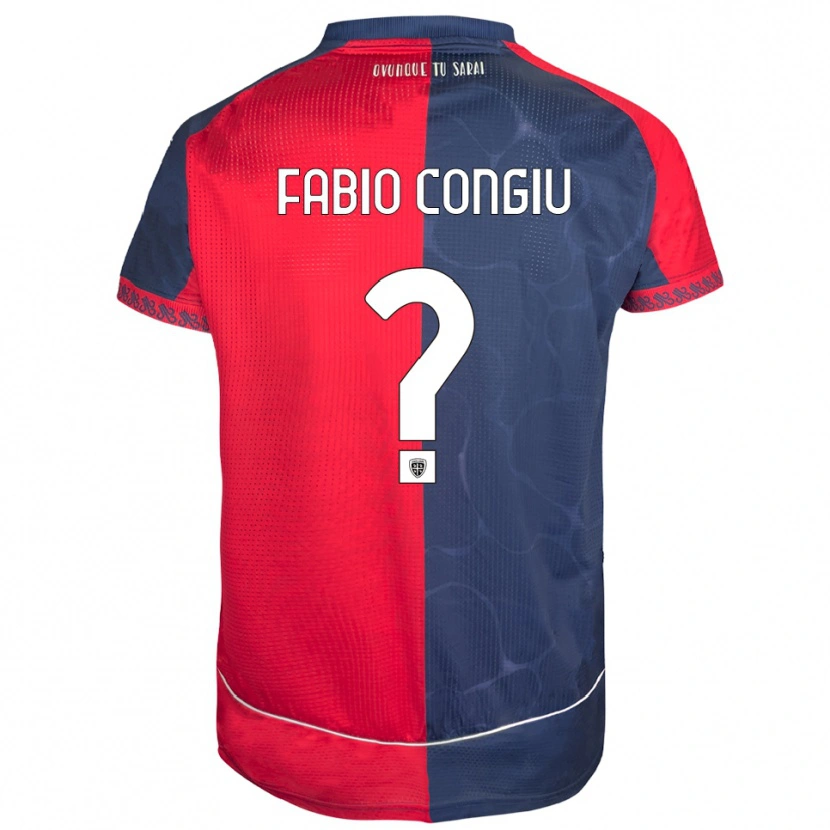 Danxen Herren Fabio Congiu #0 Rot Marineblau Heimtrikot Trikot 2025/26 T-Shirt Österreich