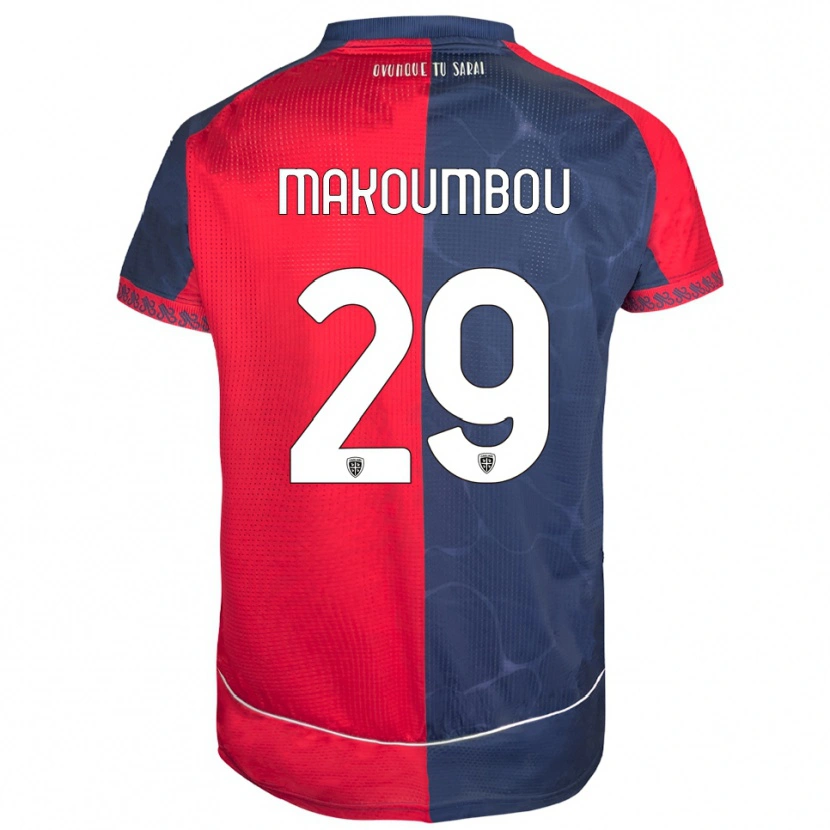 Danxen Herren Antoine Makoumbou #29 Rot Marineblau Heimtrikot Trikot 2025/26 T-Shirt Österreich