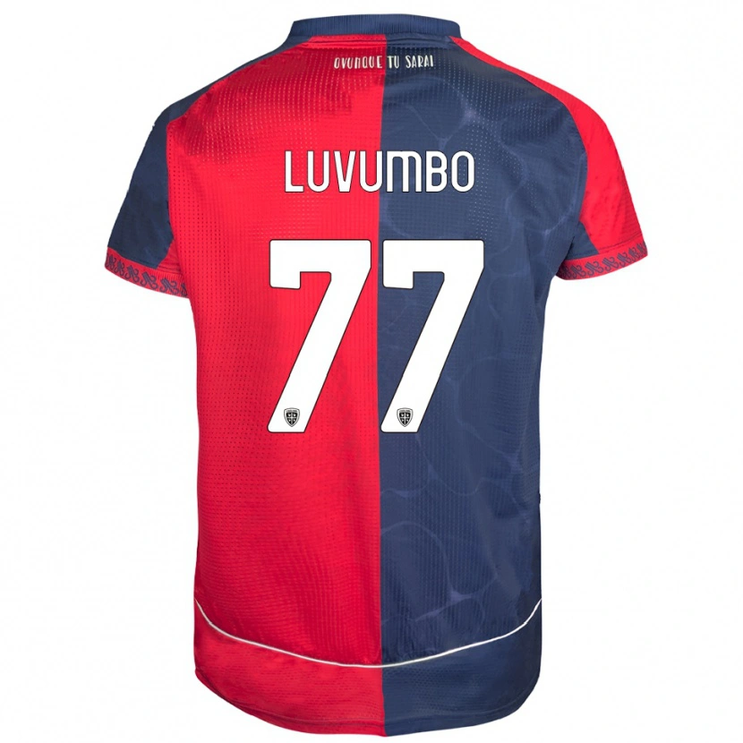 Danxen Herren Zito Luvumbo #77 Rot Marineblau Heimtrikot Trikot 2025/26 T-Shirt Österreich