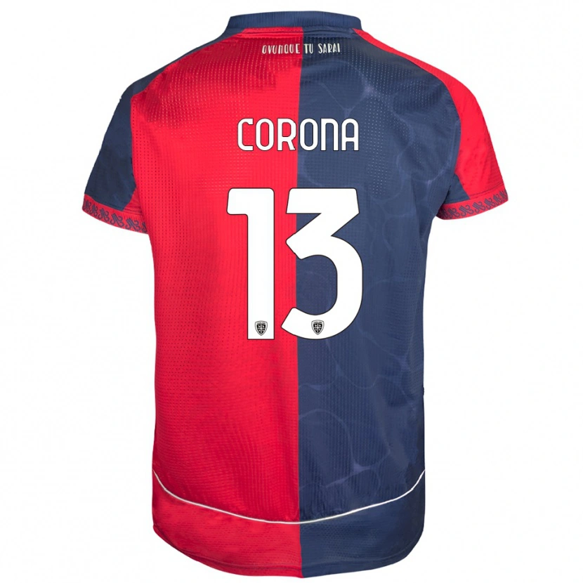 Danxen Herren Claudio Corona #13 Rot Marineblau Heimtrikot Trikot 2025/26 T-Shirt Österreich