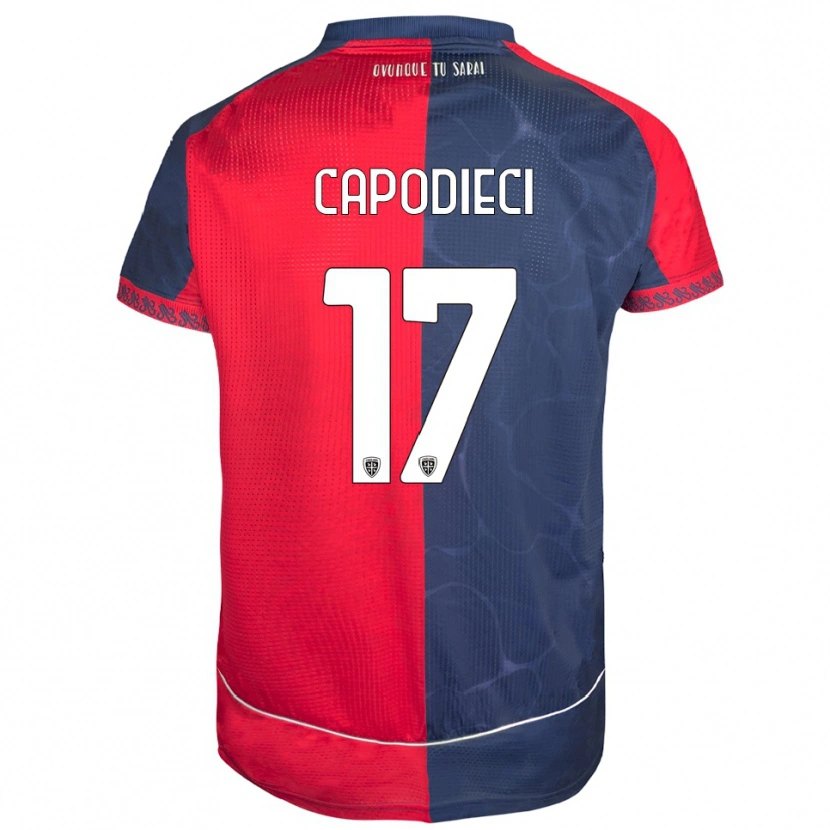 Danxen Herren Loris Capodieci #17 Rot Marineblau Heimtrikot Trikot 2025/26 T-Shirt Österreich