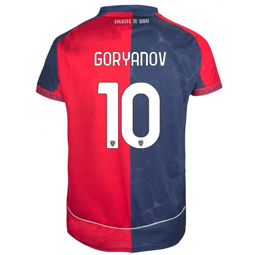 Danxen Herren Kristiyan Goryanov #10 Rot Marineblau Heimtrikot Trikot 2025/26 T-Shirt Österreich
