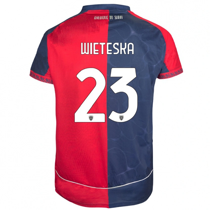 Danxen Herren Mateusz Wieteska #23 Rot Marineblau Heimtrikot Trikot 2025/26 T-Shirt Österreich