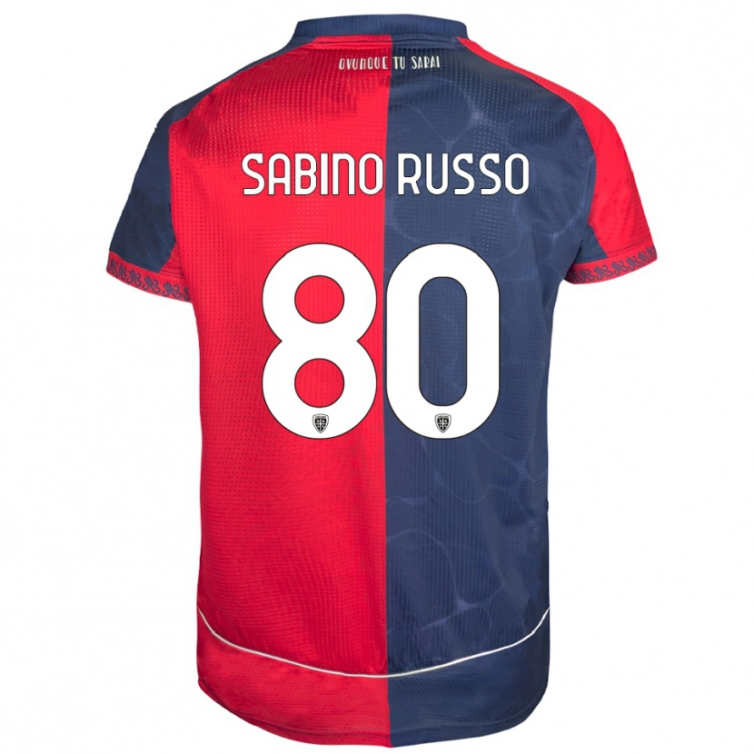 Danxen Herren Alessandro Sabino Russo #80 Rot Marineblau Heimtrikot Trikot 2025/26 T-Shirt Österreich