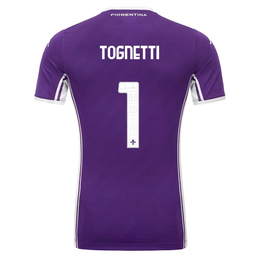 Danxen Herren Laerte Tognetti #1 Lila Weiß Heimtrikot Trikot 2025/26 T-Shirt Österreich