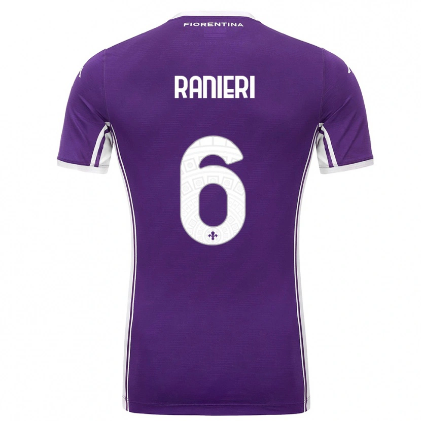 Danxen Herren Luca Ranieri #6 Lila Weiß Heimtrikot Trikot 2025/26 T-Shirt Österreich