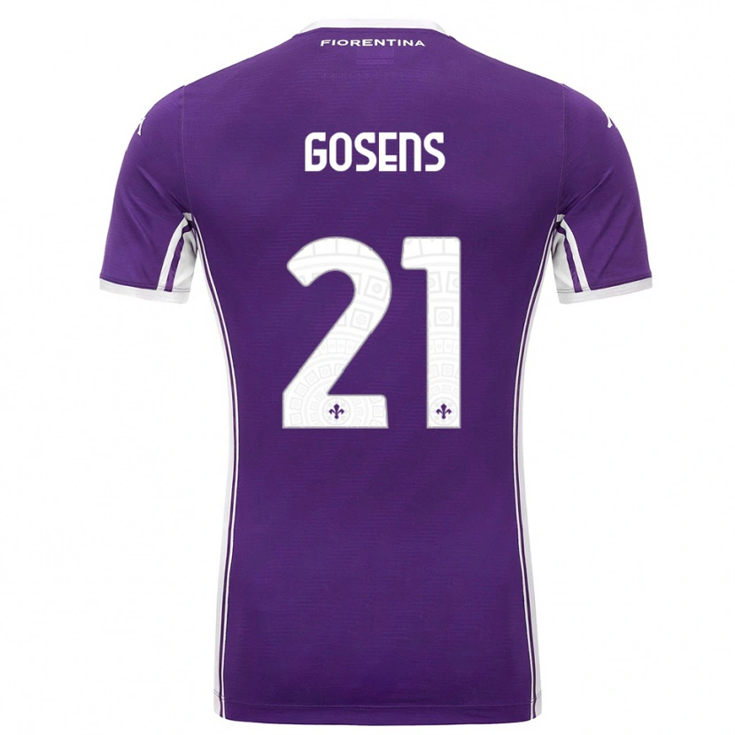 Danxen Herren Robin Gosens #21 Lila Weiß Heimtrikot Trikot 2025/26 T-Shirt Österreich