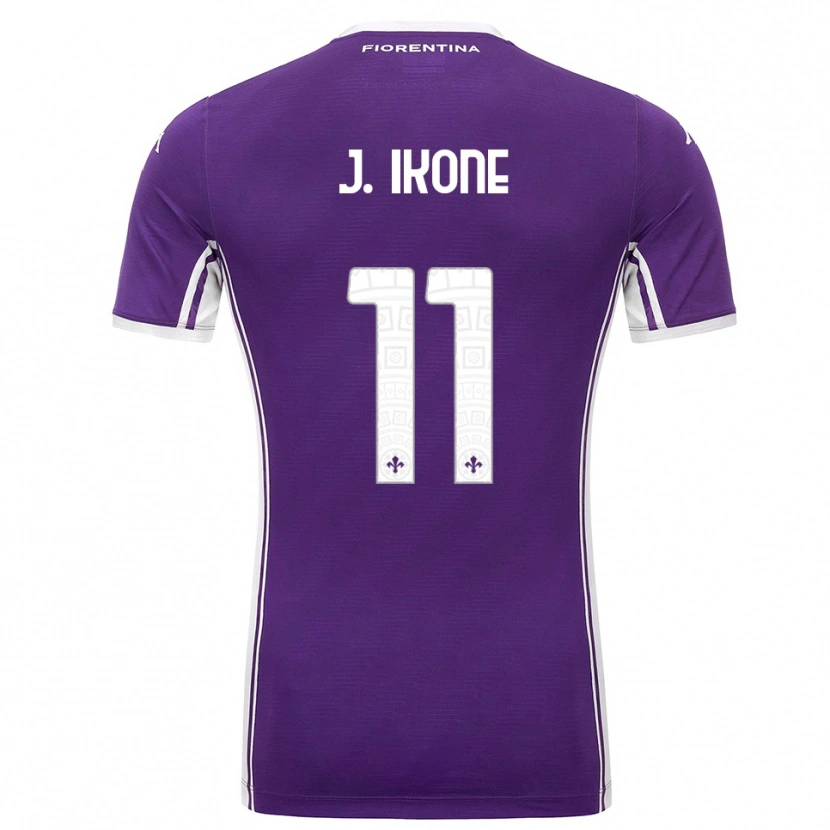 Danxen Herren Jonathan Ikoné #11 Lila Weiß Heimtrikot Trikot 2025/26 T-Shirt Österreich