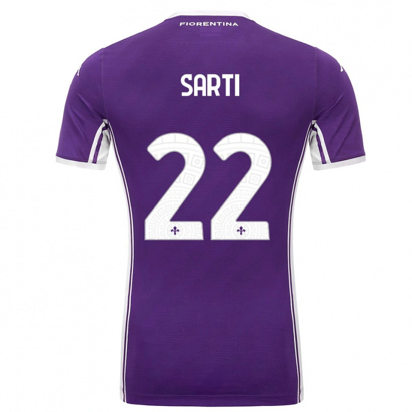 Danxen Herren Alessia Sarti #22 Lila Weiß Heimtrikot Trikot 2025/26 T-Shirt Österreich
