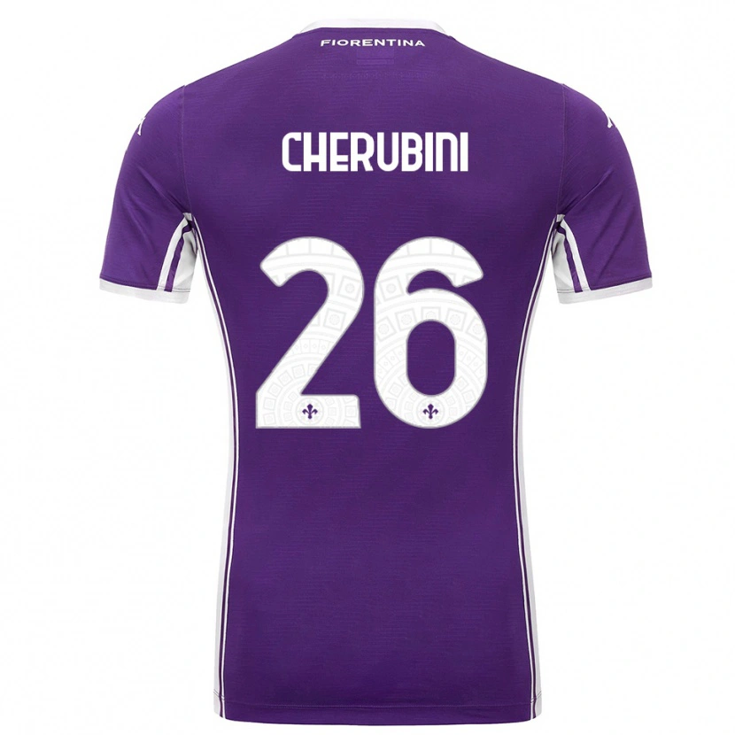 Danxen Herren Maya Cherubini #26 Lila Weiß Heimtrikot Trikot 2025/26 T-Shirt Österreich