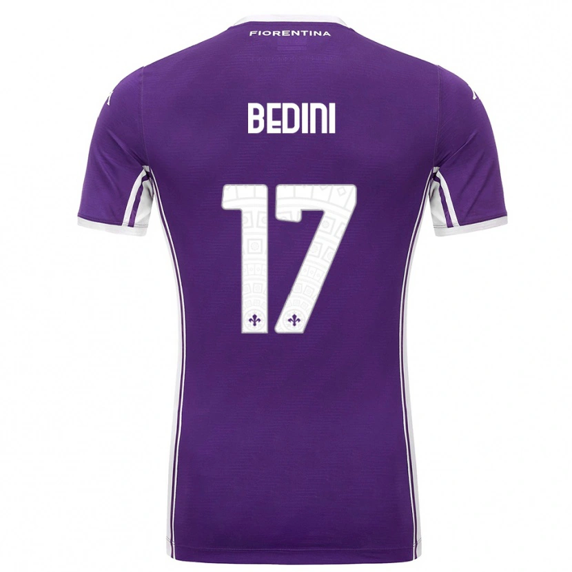 Danxen Herren Benedetta Bedini #17 Lila Weiß Heimtrikot Trikot 2025/26 T-Shirt Österreich
