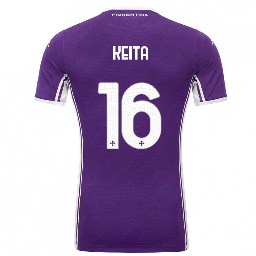 Danxen Herren Bala Keita #16 Lila Weiß Heimtrikot Trikot 2025/26 T-Shirt Österreich