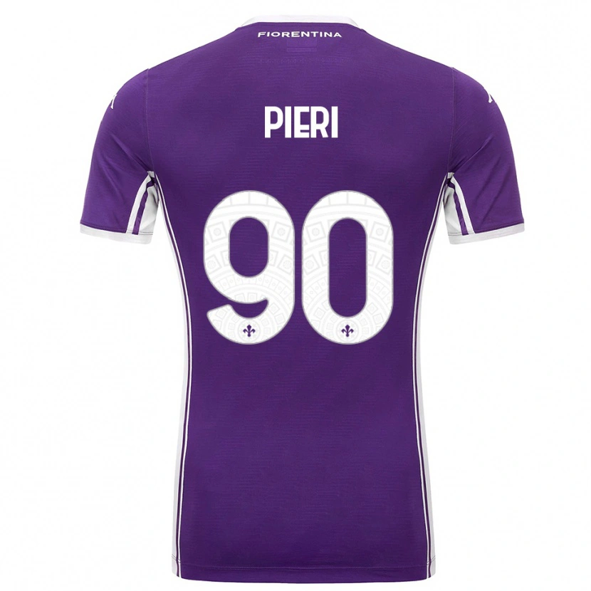 Danxen Herren Arianna Pieri #90 Lila Weiß Heimtrikot Trikot 2025/26 T-Shirt Österreich