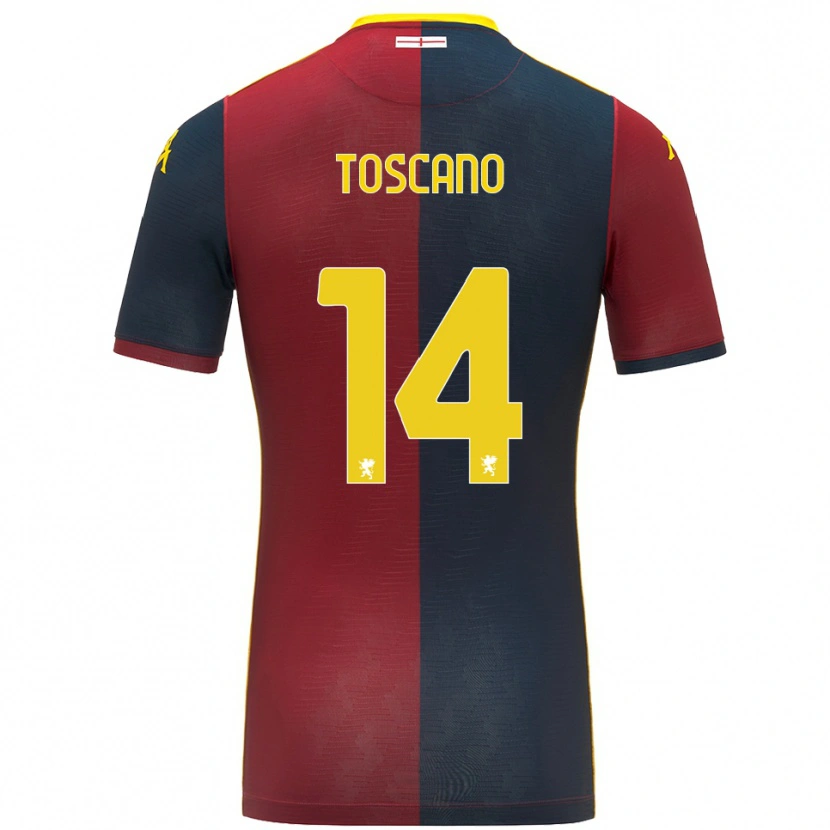Danxen Herren Filippo Toscano #14 Rot Königsblau Heimtrikot Trikot 2025/26 T-Shirt Österreich