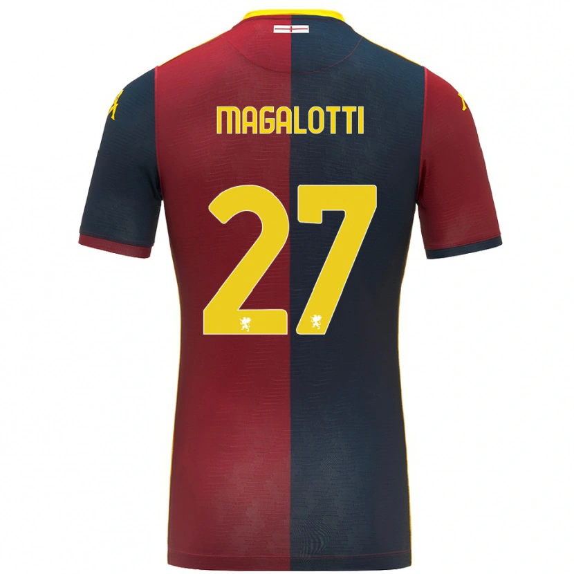 Danxen Herren Gabriele Magalotti #27 Rot Königsblau Heimtrikot Trikot 2025/26 T-Shirt Österreich