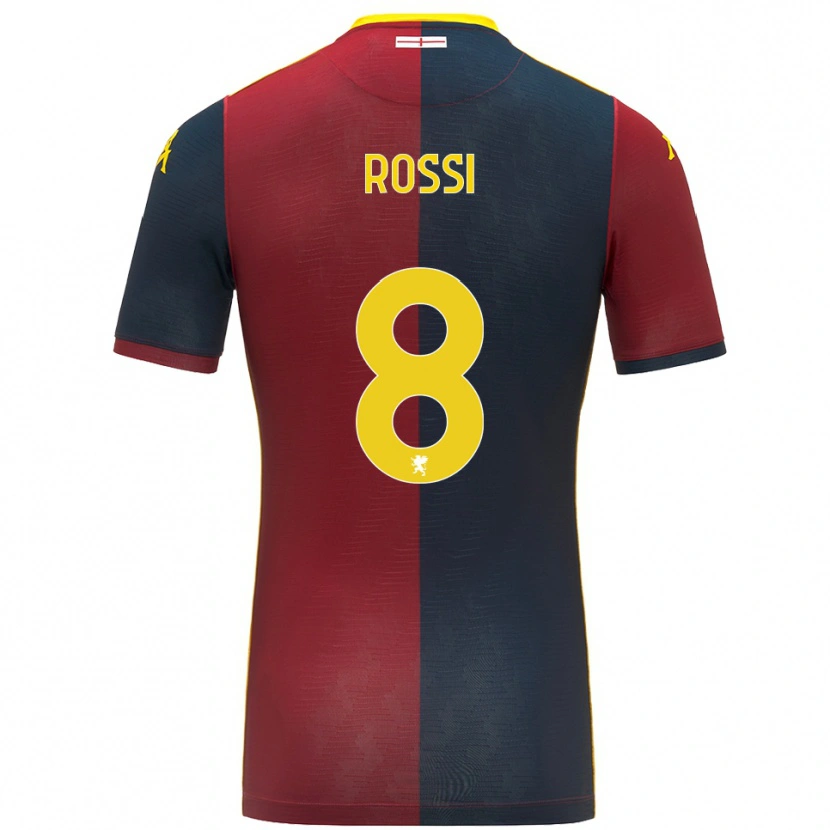Danxen Herren Gianluca Rossi #8 Rot Königsblau Heimtrikot Trikot 2025/26 T-Shirt Österreich