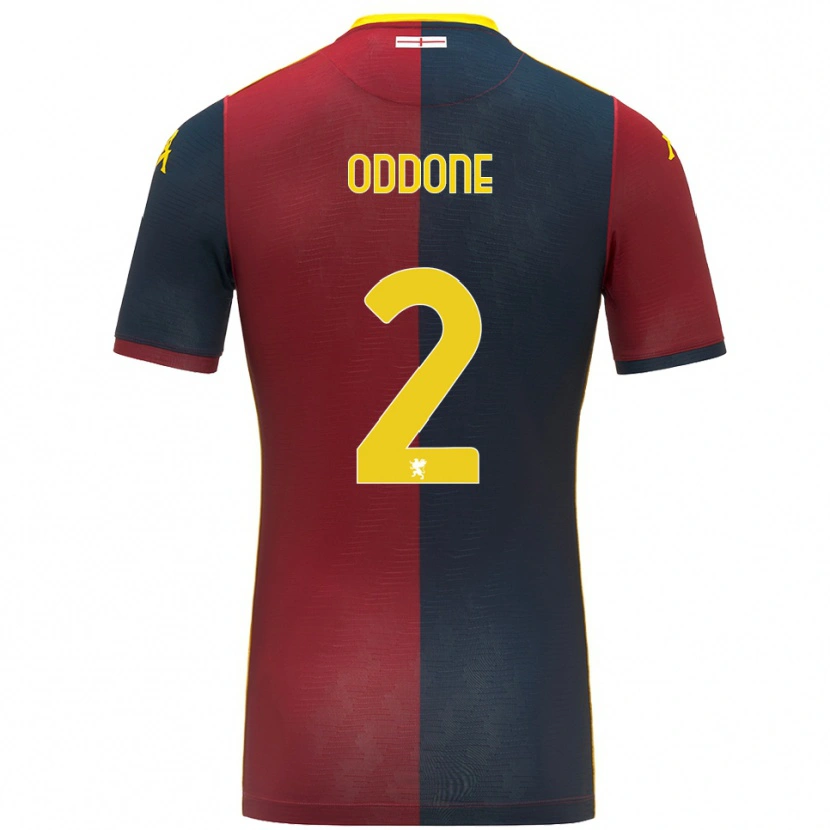 Danxen Herren Riccardo Oddone #2 Rot Königsblau Heimtrikot Trikot 2025/26 T-Shirt Österreich