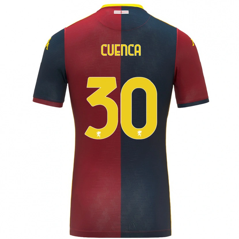 Danxen Herren Hugo Cuenca #30 Rot Königsblau Heimtrikot Trikot 2025/26 T-Shirt Österreich