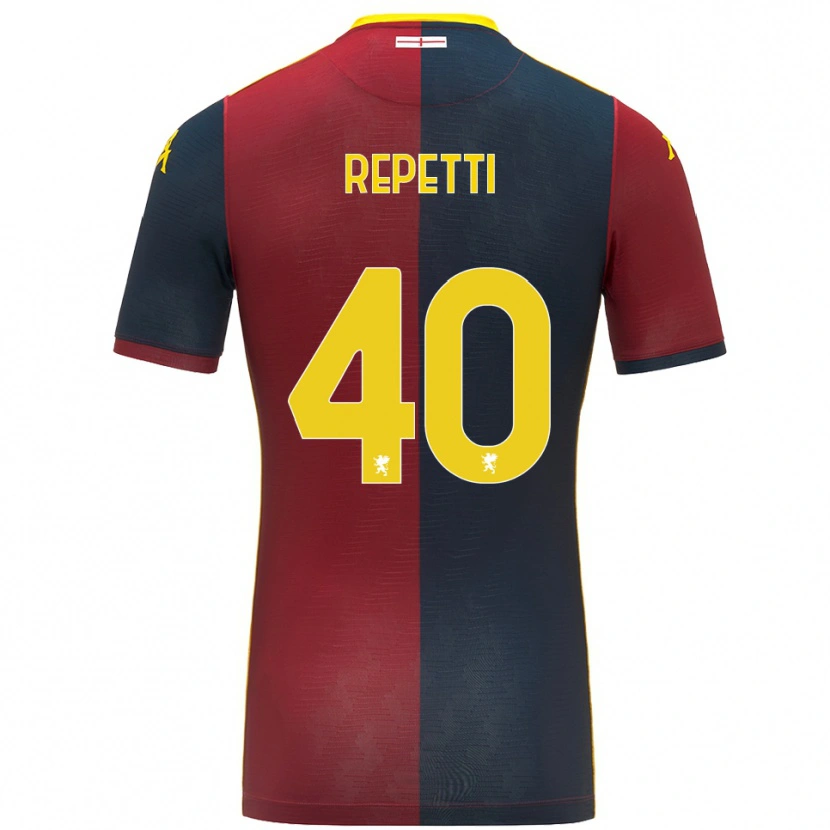 Danxen Herren Chiara Repetti #40 Rot Königsblau Heimtrikot Trikot 2025/26 T-Shirt Österreich